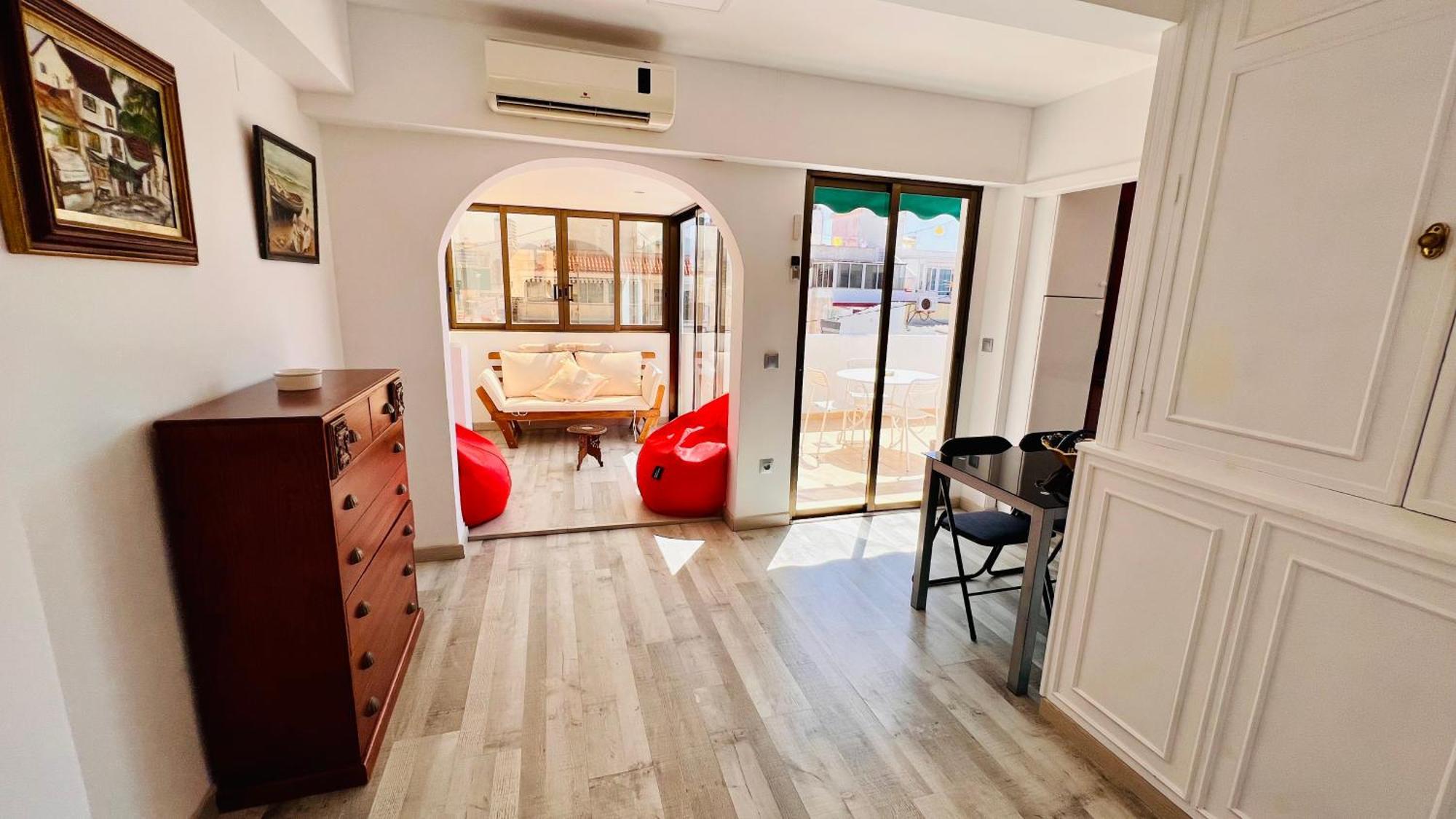 شقة Atico Con Vistas En El Casco Antiguo De بينايدورم المظهر الخارجي الصورة