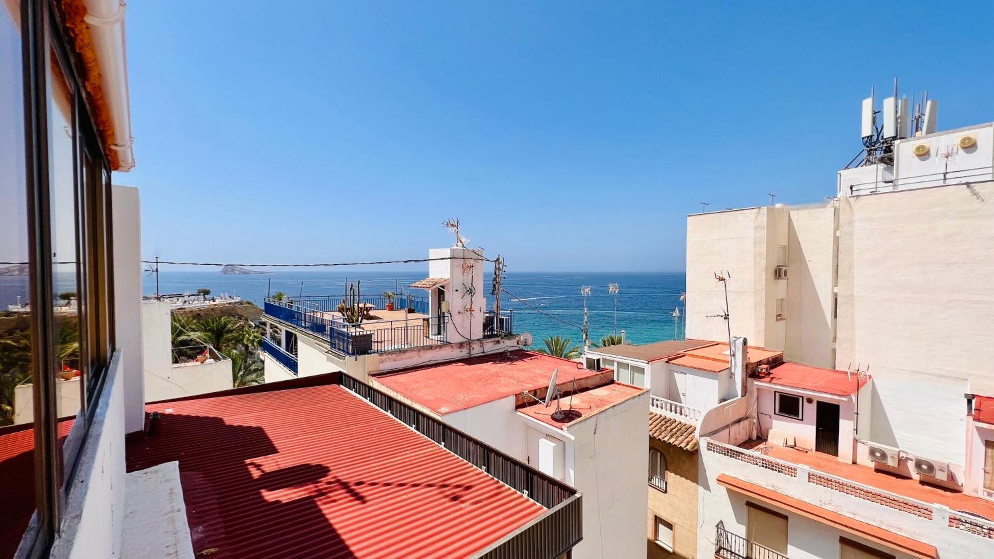 شقة Atico Con Vistas En El Casco Antiguo De بينايدورم المظهر الخارجي الصورة