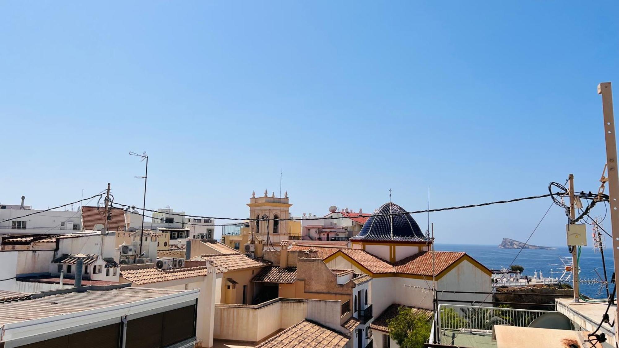 شقة Atico Con Vistas En El Casco Antiguo De بينايدورم المظهر الخارجي الصورة